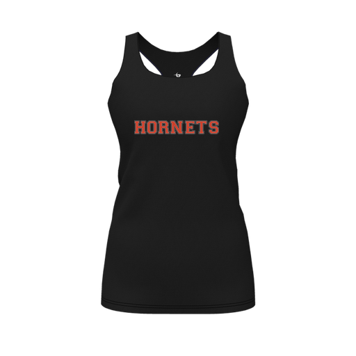 [FT0TRBBK-FYS-LOGO2] Decker Racerback Tank Top (Female Youth S, Black, Logo 2)