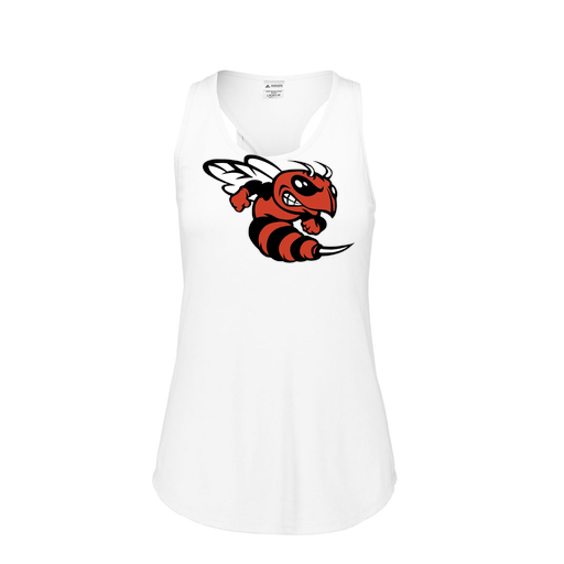 [3078.005.S-LOGO1] Ladies Tri Blend Tank Top (Female Adult S, White, Logo 1)