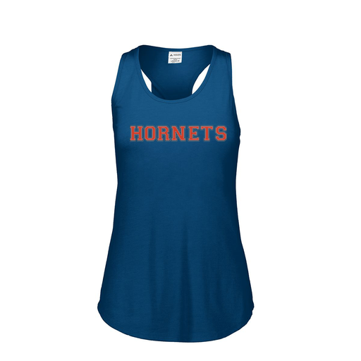 [3078.U22.S-LOGO2] Ladies Tri Blend Tank Top (Female Adult S, Navy, Logo 2)