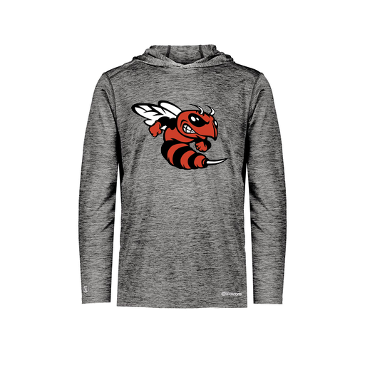 [FOLHCGBK-YS-LOGO1] Decker Youth Charge Hoodie (Youth S, Black, Logo 1)