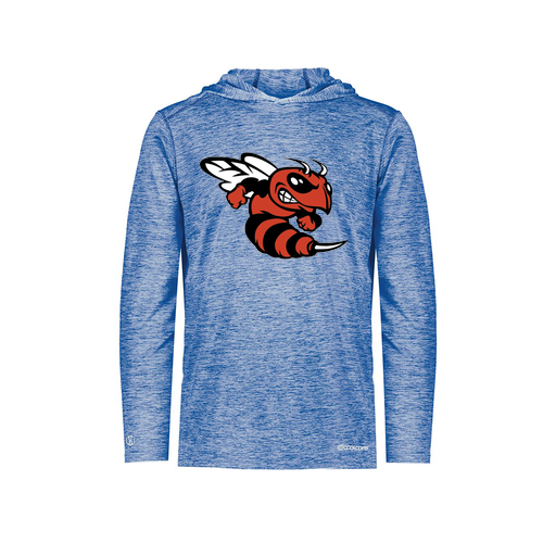 [FOLHCGRY-YS-LOGO1] Decker Youth Charge Hoodie (Youth S, Royal, Logo 1)