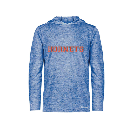 [FOLHCGRY-YS-LOGO2] Decker Youth Charge Hoodie (Youth S, Royal, Logo 2)