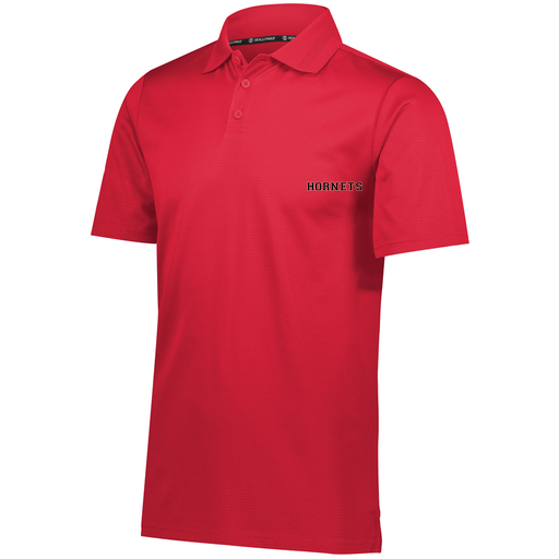 [222568.083.S-LOGO3] Men's Prism Polo (Adult S, Red, Logo 3)